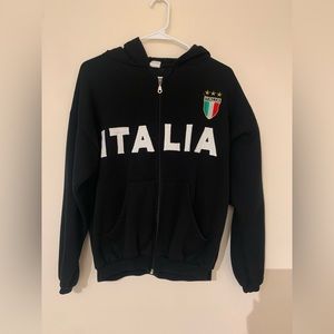 ITALIA zip up sweater